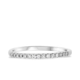 Photo of Isma 3/8 ct tw. Diamond Wedding Band Set 14K White Gold [BT913WL]