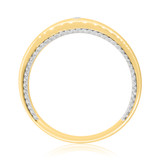 Photo of Mae 1/2 Carat T.W. Diamond Round Solitaire Bridal Set 10K Yellow Gold [BT460YL]