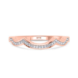 Photo of Ceylan 1/10 ct tw. Diamond Ladies Band 14K Rose Gold [BT1004RL]