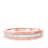 Photo of Jocelyn 1 1/6 ct tw. Diamond Round Solitaire Trio Set 10K Rose Gold [BT529RM]