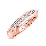 Photo of Ceylan 1/4 ct tw. Diamond Mens Band 14K Rose Gold [BT1004RM]