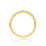 Photo of Carson 1 3/8 ct tw. Diamond Round Solitaire Trio Set 10K Yellow Gold [BT682YL]