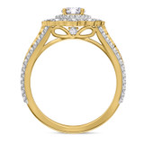 Photo of Hailee 3 1/2 ct tw. Diamond Round Solitaire Trio Set 14K Yellow Gold [BT275YE-R070]