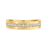 Photo of Hailee 1/2 ct tw. Diamond Mens Band 14K Yellow Solid Gold [BT275YM]