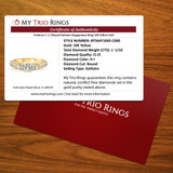 Embrace 1 1/10 ct tw. Round Solitaire Engagement Ring 10K Yellow Gold