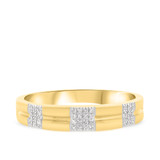 Photo of Jesse 1/8 ct tw. Diamond Same Sex Ladies Band Set 10K Yellow Gold [BT252YL]