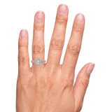 Photo of Veda 5/8 Carat T.W. Pear Solitaire Bridal Set 14K Rose Gold [BT679RE-C000] [HT-2]