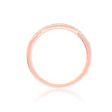 Photo of Veda 5/8 Carat T.W. Pear Solitaire Bridal Set 14K Rose Gold [BT679RL]