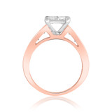 Photo of Grand Elegance 4 1/10 ct tw. Diamond Princess Cluster Trio Set 14K Rose Gold [BT592RE-C000]