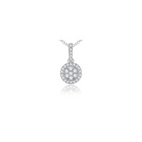 Photo of Kaitlyn Diamond Pendant - 10K White Gold [CP605W]