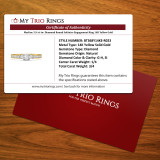 Marline 3/4 ct tw. Diamond Round Solitaire Engagement Ring 14K Yellow Gold