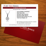 York Diamond Pendant - 14K White Gold