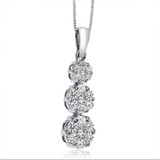 Photo of Ailsa 1/2 Carat T.W. Pendant 14K White Gold [CP611W]