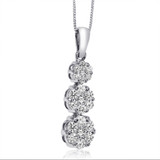 Photo of Clove 1 CT. T.W. Pendant 14K White Gold [CP612W]