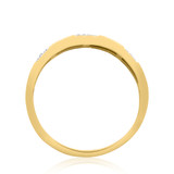 Photo of Jesse 1/8 ct tw. Diamond Wedding Band Set 10K Yellow Gold [BT252YL]
