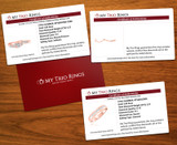 Serenity 3/4 ct tw. Princess Solitaire Trio Set 10K Rose Gold