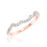 Photo of Margie 1/7 ct tw. Ladies Band 10K Rose Gold [BT686RL]