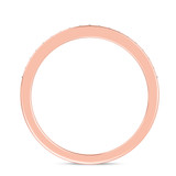 Photo of Marline 7/8 Carat T.W. Diamond Round Solitaire Bridal Set 14K Rose Gold [BT368RL]