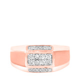 Photo of Kendall 3/8 ct tw. Mens Band 10K Rose Gold [BT623RM]