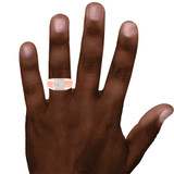 Photo of Kendall 3/8 ct tw. Mens Diamond Wedding Band 14K Rose Gold [BT623RM] [HT-4]