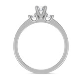 Photo of Marline 7/8 Carat T.W. Diamond Round Solitaire Bridal Set 14K White Gold [BT368WE-R023]