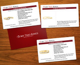Serenity 3/4 ct tw. Princess Solitaire Trio Set 10K Yellow Gold