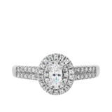 Photo of Isma 7/8 ct tw. Oval Solitaire Trio Set 10K White Gold [BT913WE-C000]
