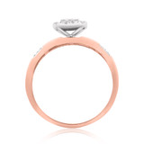 Photo of Jesse 3/8 Carat T.W. Fancy Cluster Bridal Set 14K Rose Gold [BT252RE-C000]