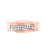 Photo of Peyton 1/10 ct tw. Ladies Band 10K Rose Gold [BT638RL]