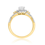 Photo of Margie 1 3/8 ct tw. Diamond Round Solitaire Trio Set 14K Yellow Gold [BT686YE-R045]