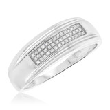 Photo of Peyton 3/4 ct tw. Round Cluster Trio Set 10K White Gold [BT638WM]