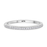 Photo of Harlowe 3/8 ct tw. Diamond Wedding Band Set 10K White Gold [BT361WL]