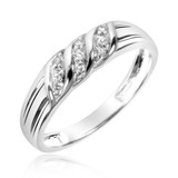 Photo of Emma 1/10 ct tw. Ladies Band 14K White Gold [BT516WL]