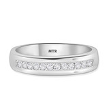 Photo of Harlowe 3/8 ct tw. Diamond Wedding Band Set 14K White Gold [BT361WM]