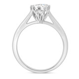 Photo of Allonia 1 CT. T.W. Diamond Round Solitaire Bridal Set 14K White Gold [BT375WE-R095]
