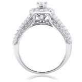 Photo of Cobie 3/8 CT. T.W. Round Solitaire Bridal Set 10K White Gold [BT559WE-C000]