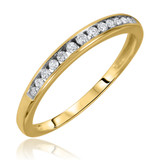 Photo of Janice 1/8 ct tw. Ladies Band 10K Yellow Gold [BT556YL]