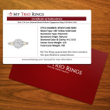 Toria 7/8 ct tw. Diamond Round Solitaire Engagement Ring 14K Yellow Gold