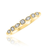 Photo of Britt 5/8 Carat T.W. Round Solitaire Bridal Set 14K Yellow Gold [BT908YL]