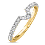 Photo of Adeola 3/4 ct tw. Diamond Wedding Band Set 14K Yellow Gold [BT363YL]