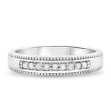Photo of Leia 1/8 ct tw. Ladies Band 10K White Gold [BT517WL]