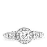Photo of Paramour 1 1/2 CT. T.W. Round Solitaire Bridal Set 14K White Gold [BT560WE-C000]