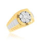 Photo of Emery 2 ct tw. Diamond Same Sex Mens Band Set 10K Yellow Gold [BT621YM]