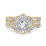 Photo of Hailee 2 1/3 ct tw. Lab Grown Diamond Round Solitaire Engagement Ring 14K Yellow Solid Gold [BT1424YE-L070]