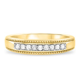 Photo of Leia 1/5 ct tw. Mens Band 14K Yellow Gold [BT517YM]