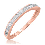 Photo of Cobie 3/8 ct tw. Ladies Band 10K Rose Gold [BT559RL]