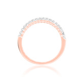Photo of Toria 1/2 ct tw. Diamond Wedding Band Set 10K Rose Gold [BT691RL]