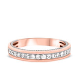 Photo of Unity 1 1/2 ct tw. Round Solitaire Trio Set 14K Rose Gold [BT456RL]