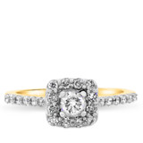 Photo of Olivia 3/4 ct tw. Round Solitaire Engagement Ring 14K Yellow Gold [BT575YE-C000]