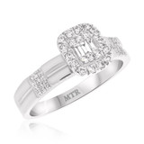 Photo of Jesse 1/2 ct tw. Fancy Cluster Trio Set 10K White Gold [BT252WE-C000]